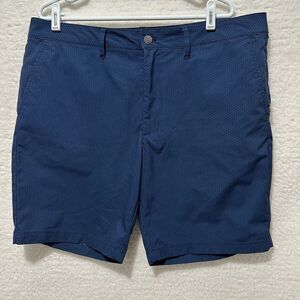 UNTUCKit Men's Chancellor Traveler‎ Shorts Navy Blue Print Size 38